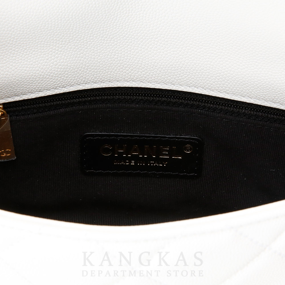CHANEL(USED)샤넬 AS3368 시즌 CC 코인체인 미니 플랩백