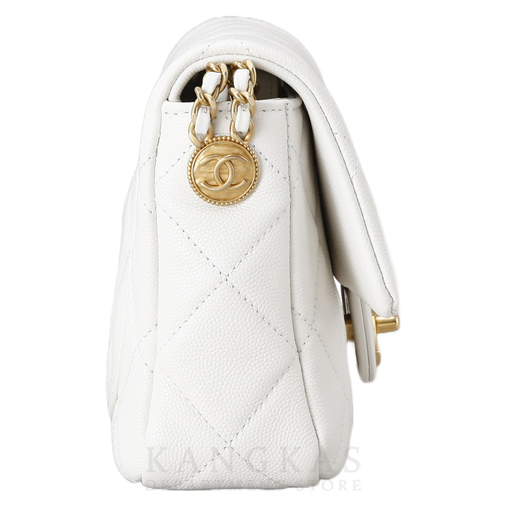 CHANEL(USED)샤넬 AS3368 시즌 CC 코인체인 미니 플랩백