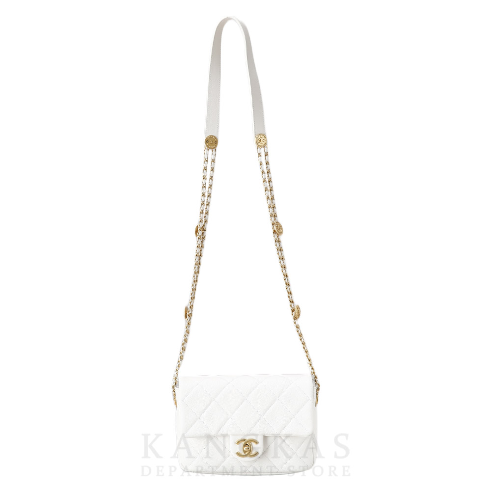 CHANEL(USED)샤넬 AS3368 시즌 CC 코인체인 미니 플랩백
