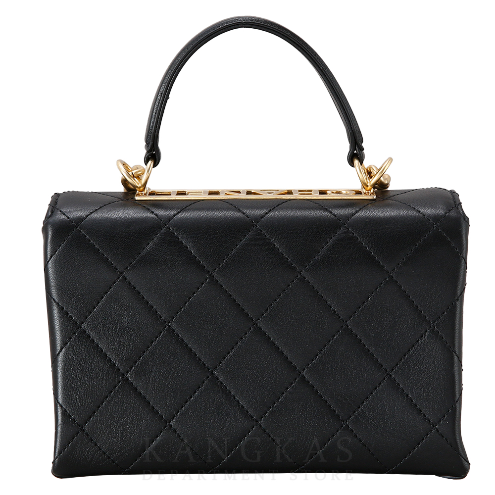 CHANEL(USED)샤넬 AS1174 메탈로고 탑핸들 플랩백