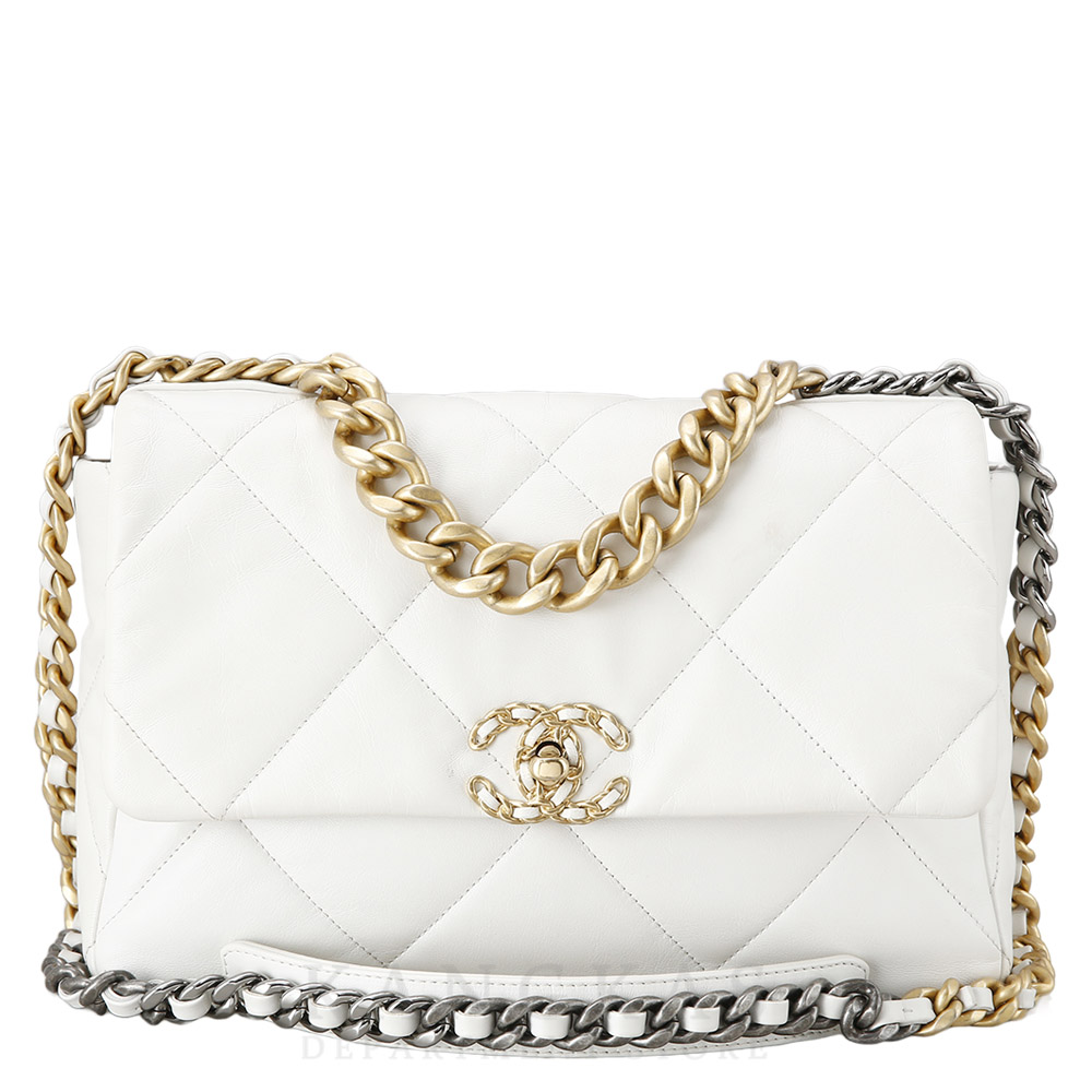 CHANEL(USED)샤넬 램스킨 19백 라지