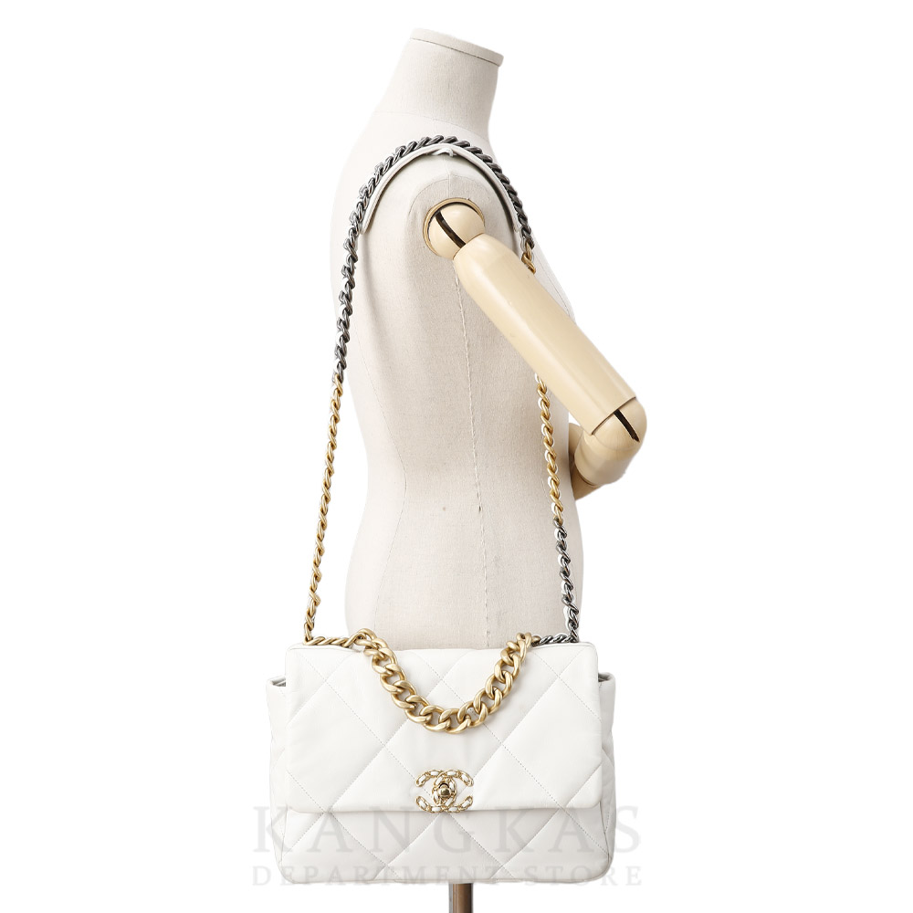 CHANEL(USED)샤넬 램스킨 19백 라지