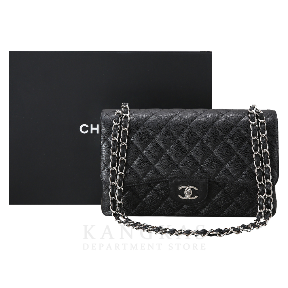 CHANEL(USED)샤넬 클래식 캐비어 라지 플랩백