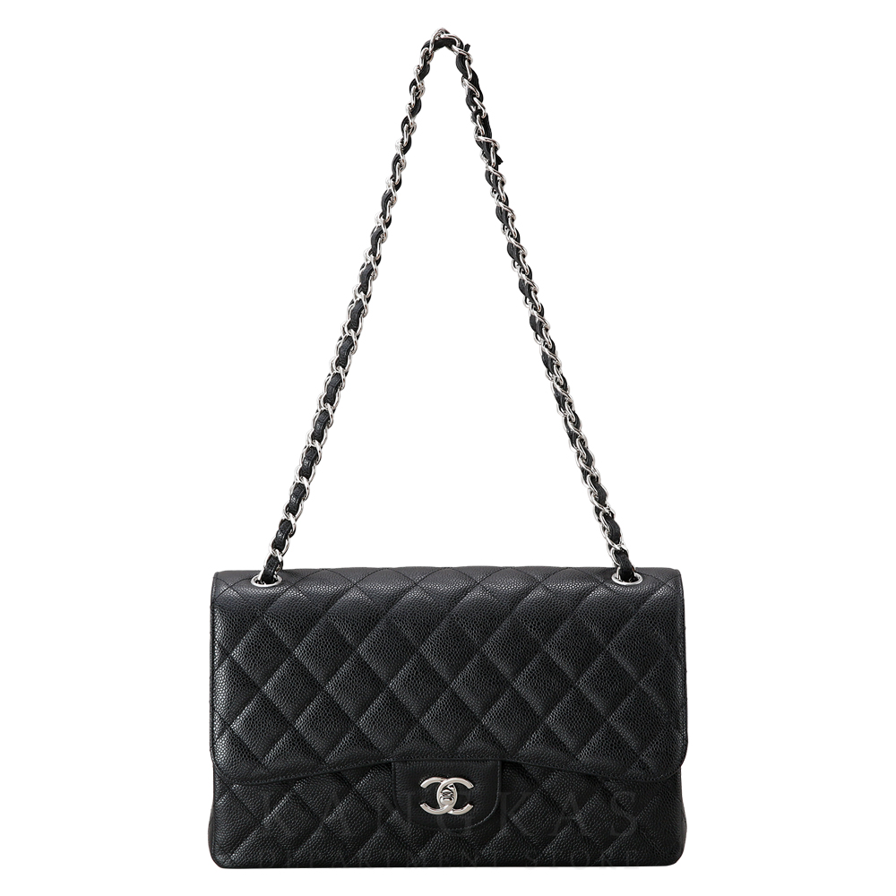 CHANEL(USED)샤넬 클래식 캐비어 라지 플랩백