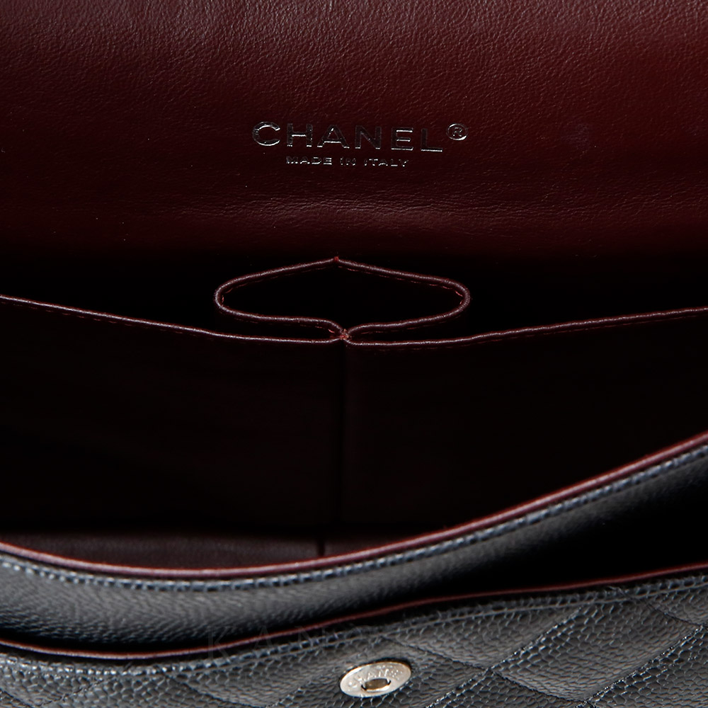CHANEL(USED)샤넬 클래식 캐비어 맥시 블랙