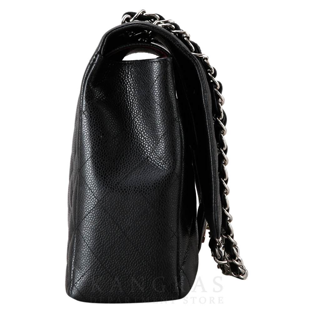 CHANEL(USED)샤넬 클래식 캐비어 맥시 블랙