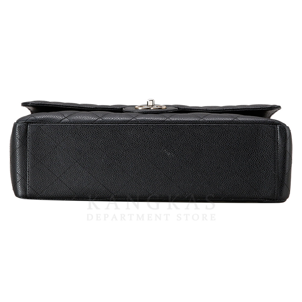 CHANEL(USED)샤넬 클래식 캐비어 맥시 블랙