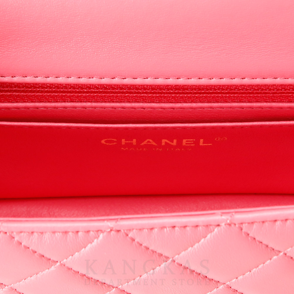 CHANEL(USED)샤넬 램스킨 클래식 뉴미니