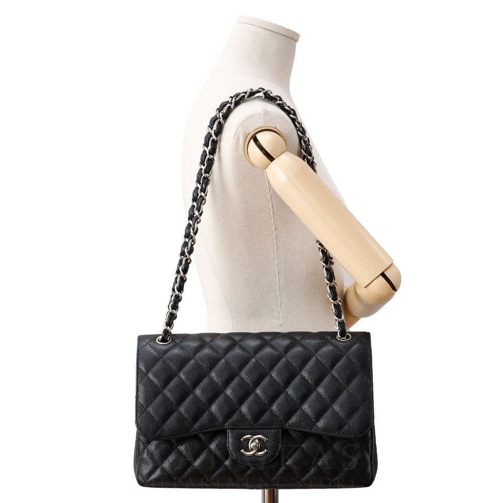 CHANEL(USED)샤넬 캐비어 클래식 라지 플랩백