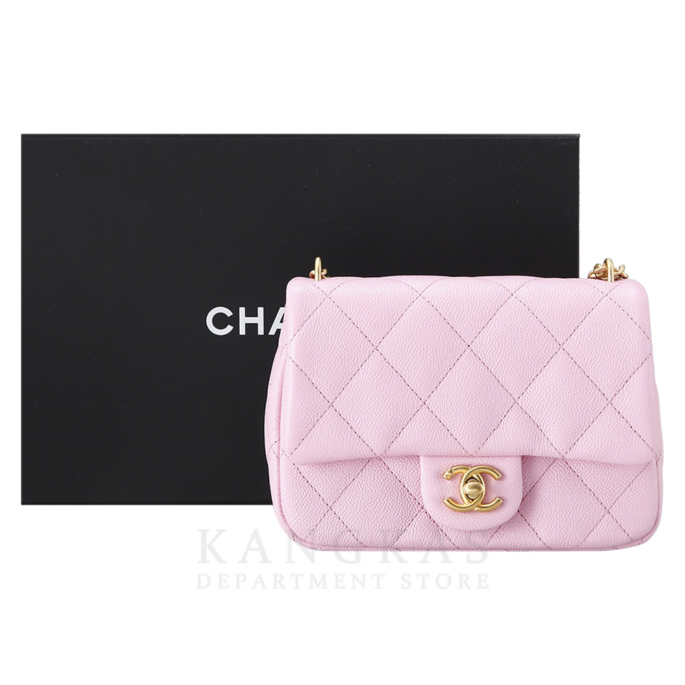 CHANEL(USED)샤넬 캐비어 클래식 하트볼 뉴미니