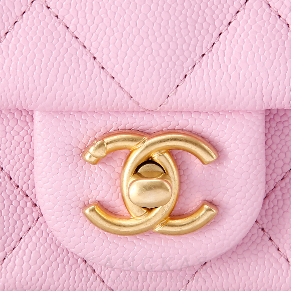 CHANEL(USED)샤넬 캐비어 클래식 하트볼 뉴미니