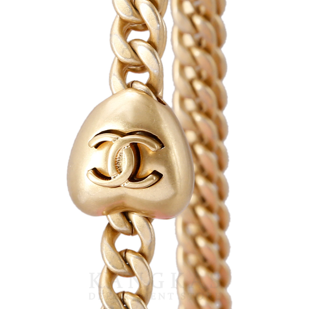 CHANEL(USED)샤넬 캐비어 클래식 하트볼 뉴미니
