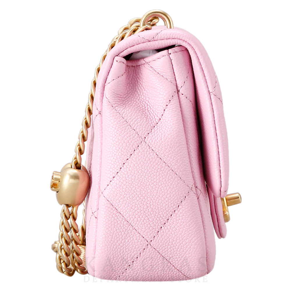 CHANEL(USED)샤넬 캐비어 클래식 하트볼 뉴미니