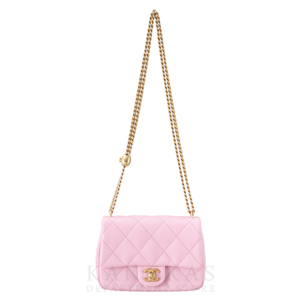CHANEL(USED)샤넬 캐비어 클래식 하트볼 뉴미니