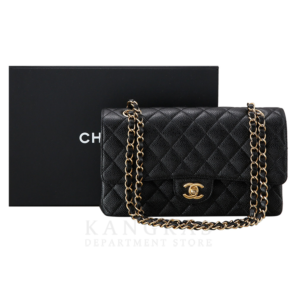 CHANEL(USED)샤넬 클래식 캐비어 미듐