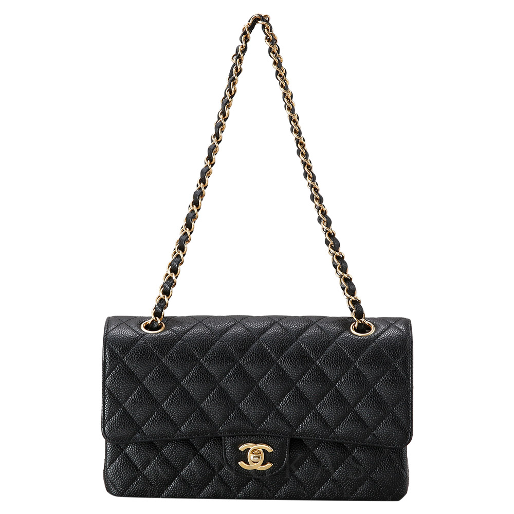 CHANEL(USED)샤넬 클래식 캐비어 미듐