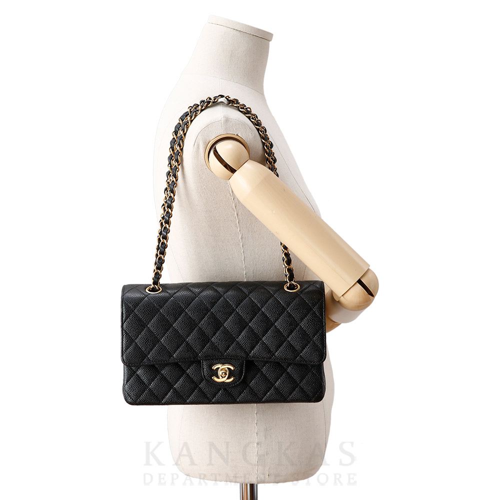 CHANEL(USED)샤넬 클래식 캐비어 미듐