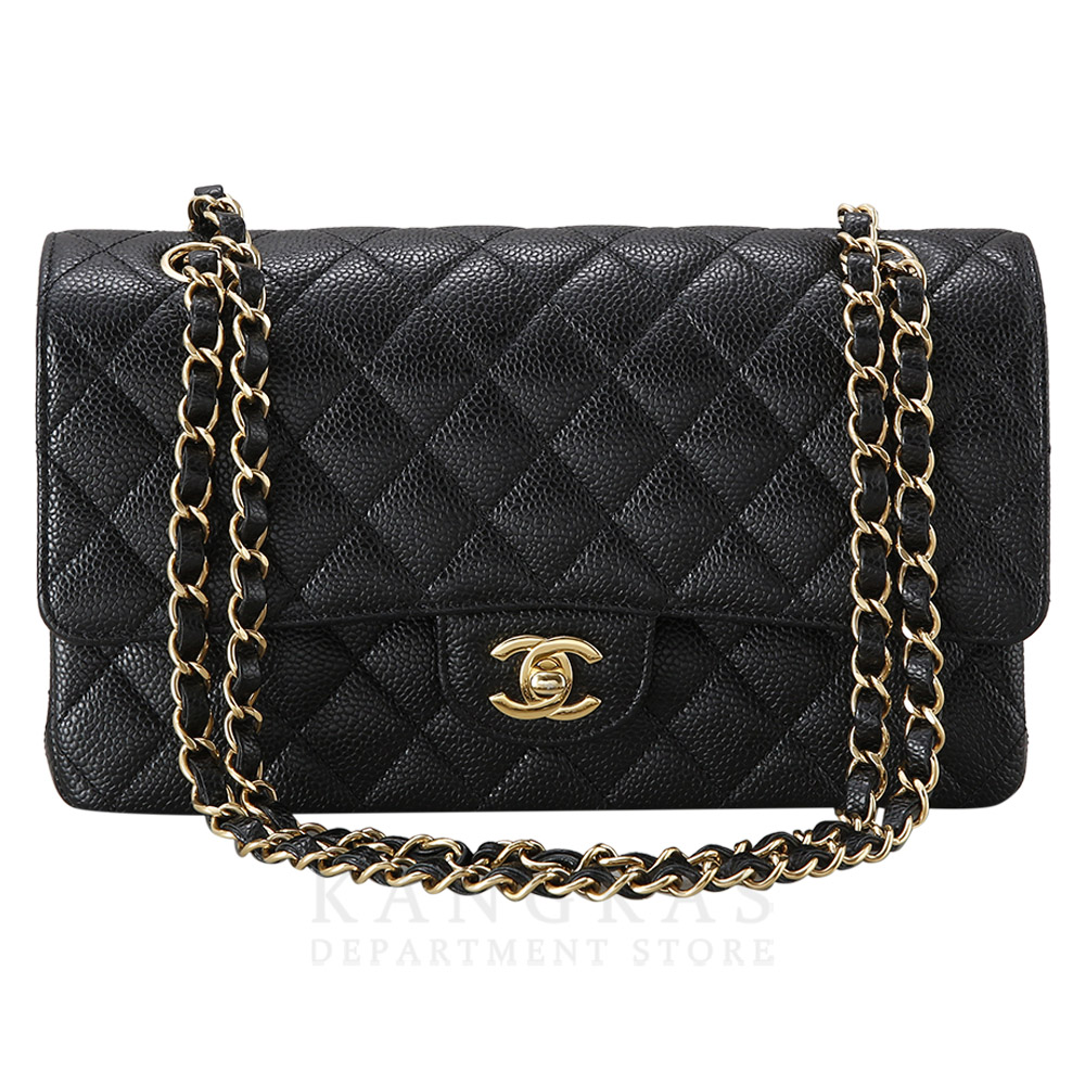 CHANEL(USED)샤넬 클래식 캐비어 미듐