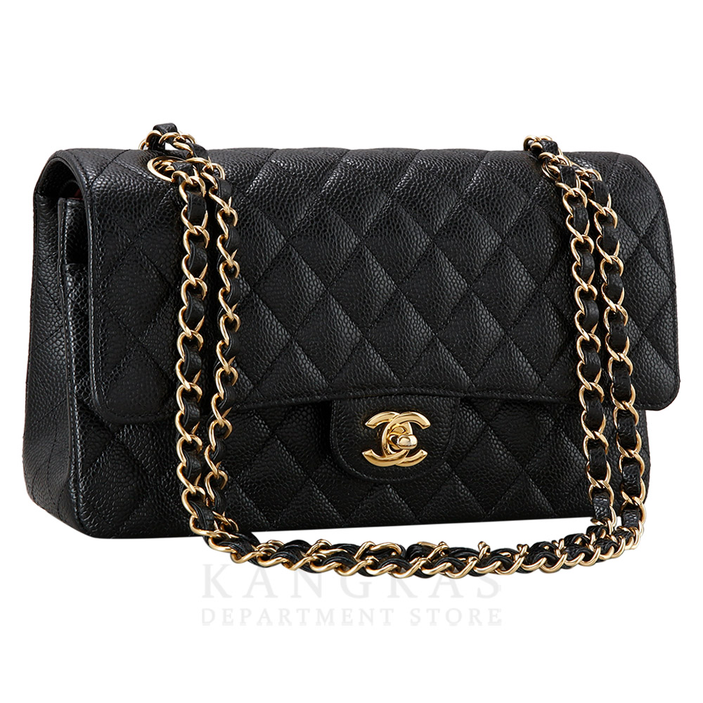 CHANEL(USED)샤넬 클래식 캐비어 미듐