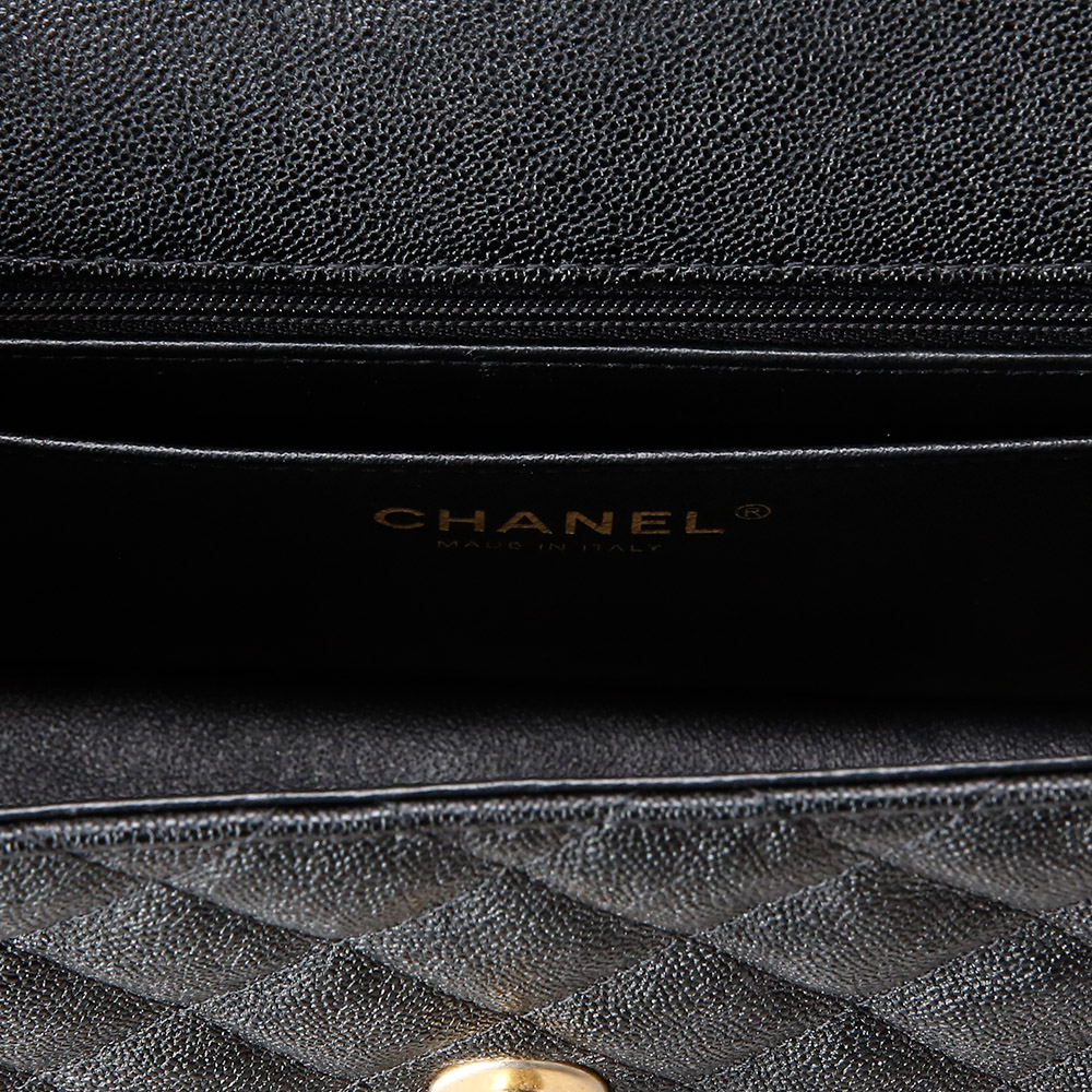 CHANEL(USED)샤넬 캐비어 클래식 뉴미니 탑핸들