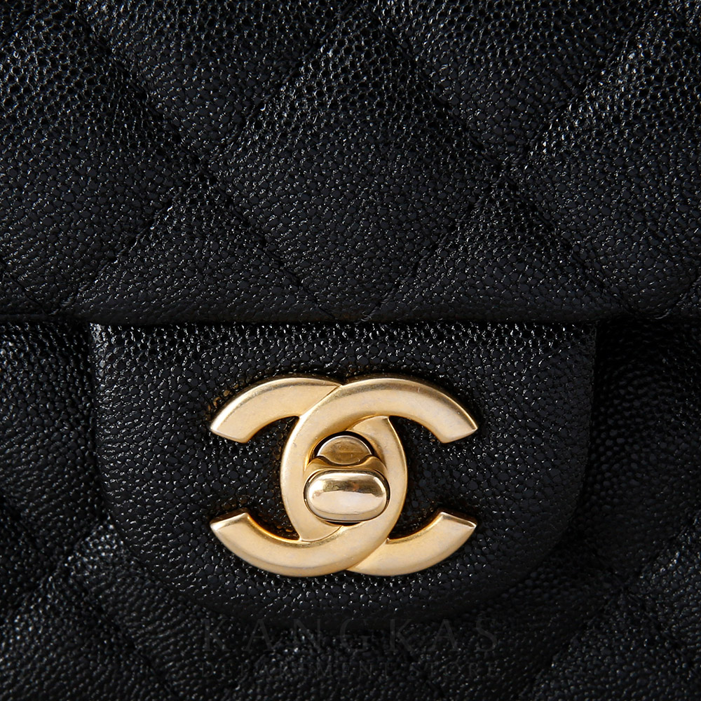 CHANEL(USED)샤넬 캐비어 클래식 뉴미니 탑핸들
