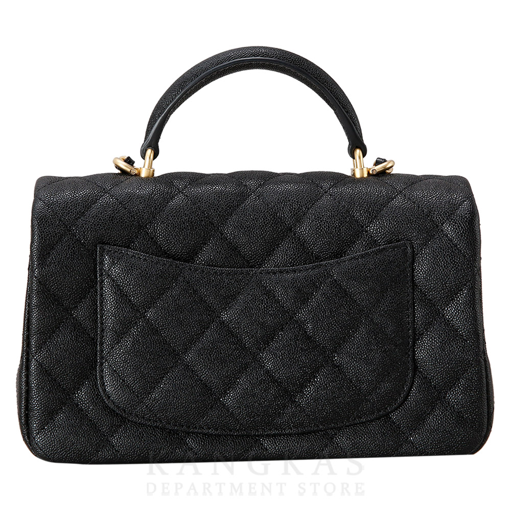CHANEL(USED)샤넬 캐비어 클래식 뉴미니 탑핸들