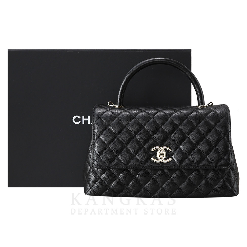 CHANEL(USED)샤넬 A92991 캐비어 코코핸들 미듐