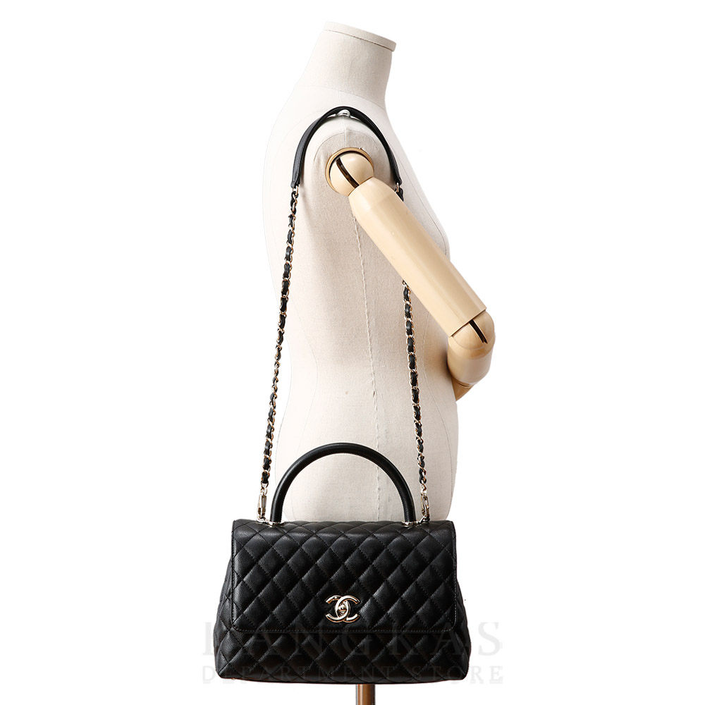 CHANEL(USED)샤넬 A92991 캐비어 코코핸들 미듐