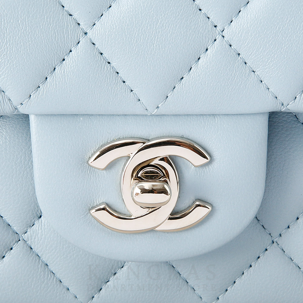 CHANEL(USED)샤넬 AS2431 뉴미니 탑핸들백