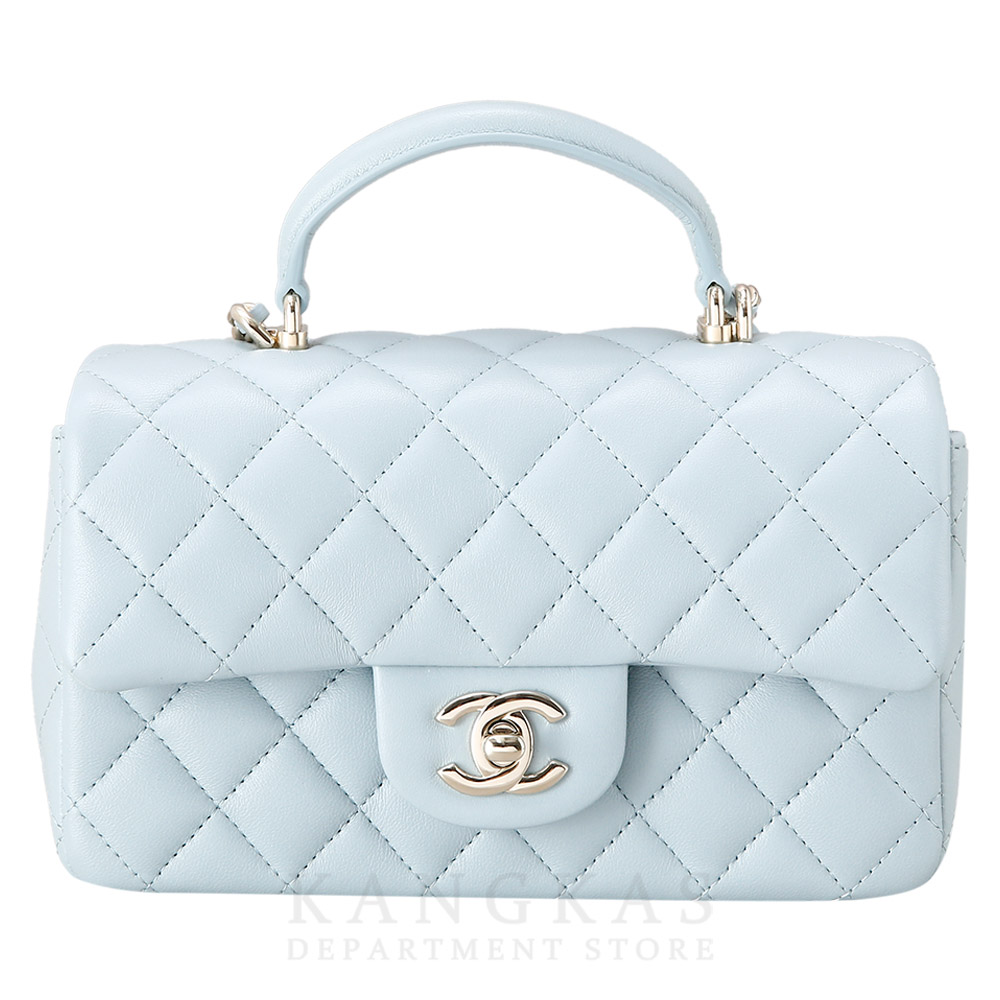 CHANEL(USED)샤넬 AS2431 뉴미니 탑핸들백