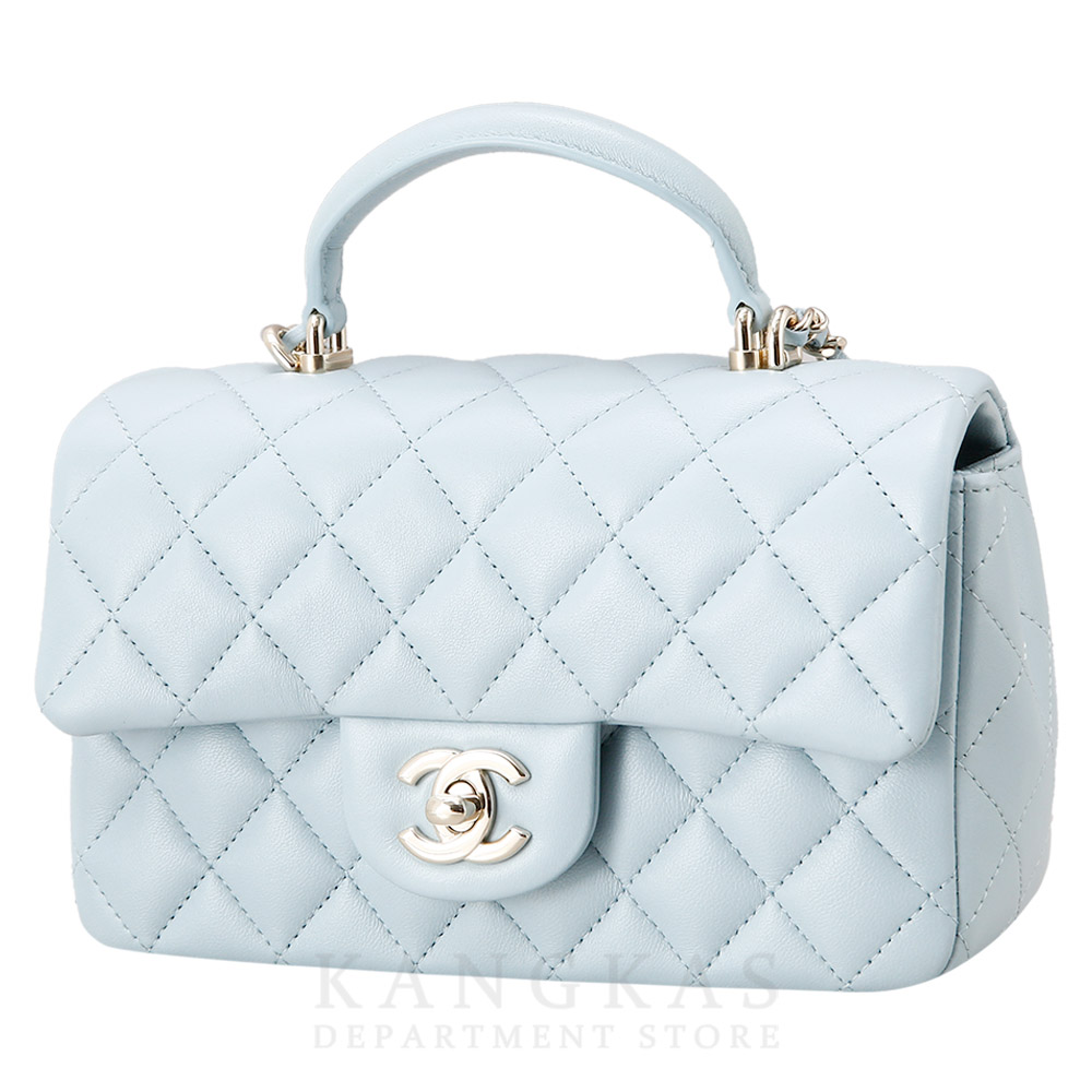 CHANEL(USED)샤넬 AS2431 뉴미니 탑핸들백