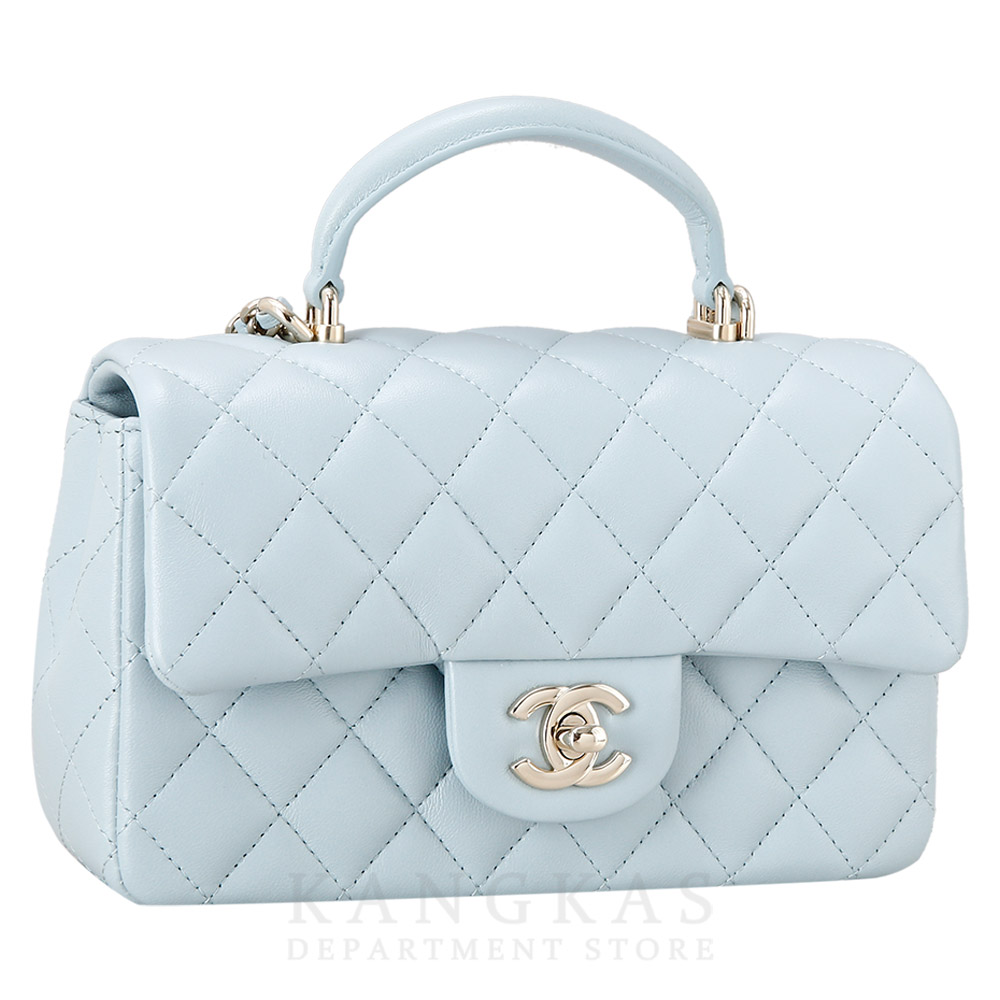 CHANEL(USED)샤넬 AS2431 뉴미니 탑핸들백