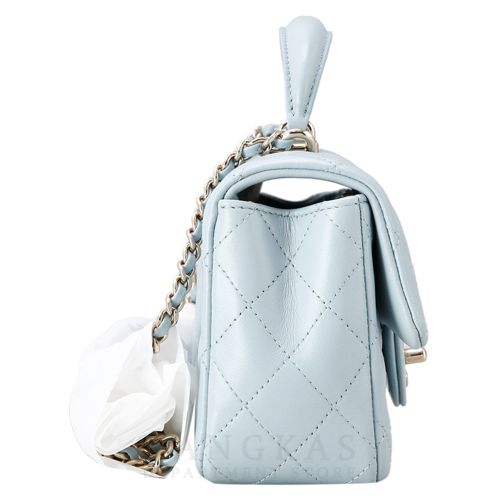 CHANEL(USED)샤넬 AS2431 뉴미니 탑핸들백
