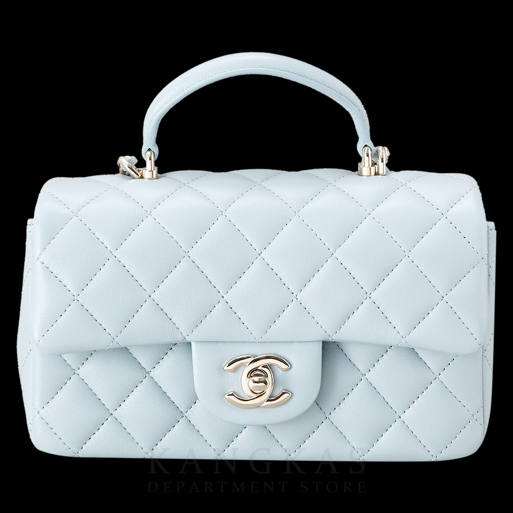 CHANEL(USED)샤넬 AS2431 뉴미니 탑핸들백