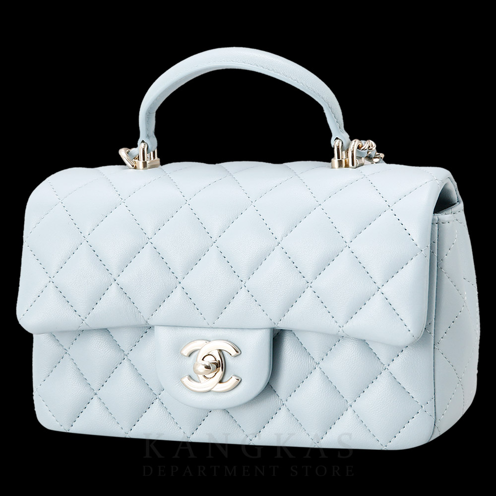 CHANEL(USED)샤넬 AS2431 뉴미니 탑핸들백