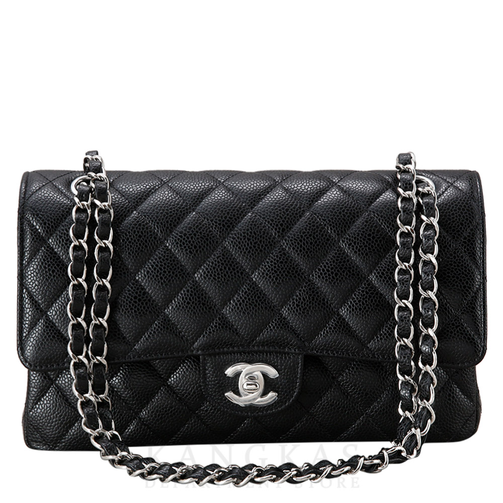 CHANEL(USED)샤넬 A01112 캐비어 클래식 미듐 플랩백