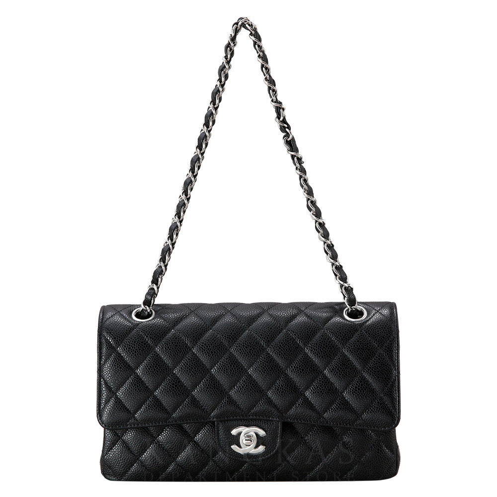 CHANEL(USED)샤넬 A01112 캐비어 클래식 미듐 플랩백