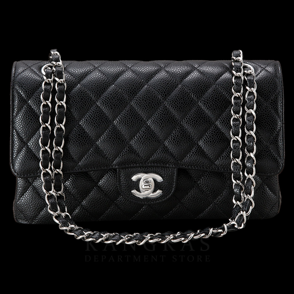 CHANEL(USED)샤넬 A01112 캐비어 클래식 미듐 플랩백