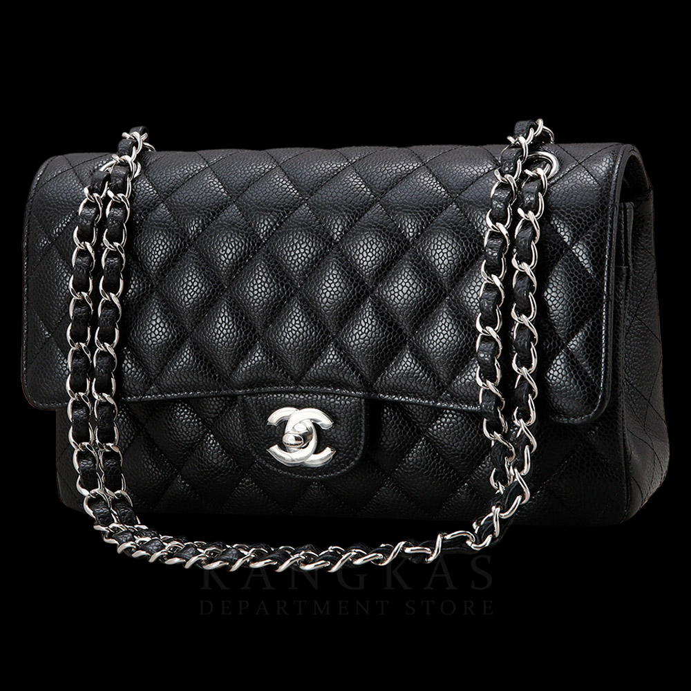 CHANEL(USED)샤넬 A01112 캐비어 클래식 미듐 플랩백
