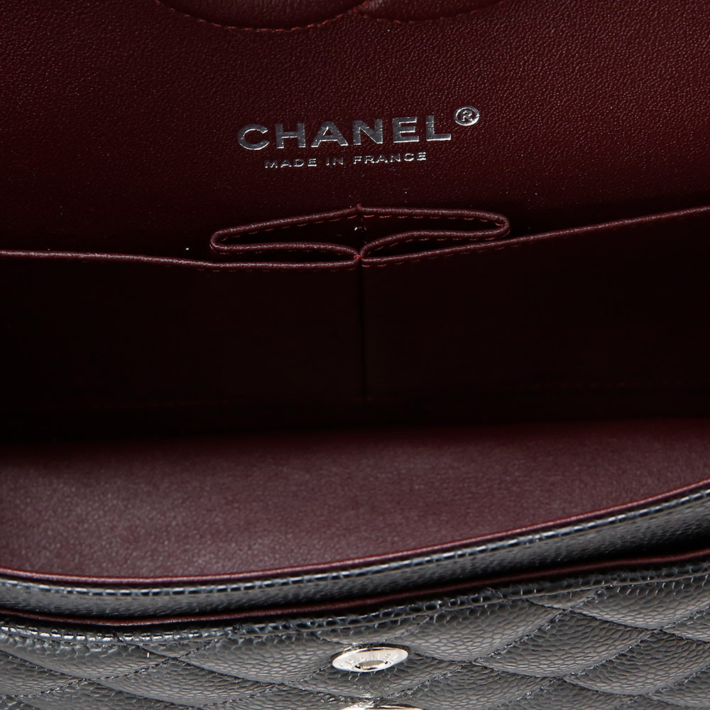 CHANEL(USED)샤넬 A01112 캐비어 클래식 미듐 플랩백
