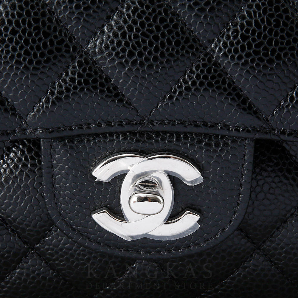 CHANEL(USED)샤넬 A01112 캐비어 클래식 미듐 플랩백