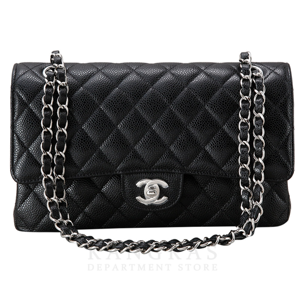 CHANEL(USED)샤넬 A01112 캐비어 클래식 미듐 플랩백