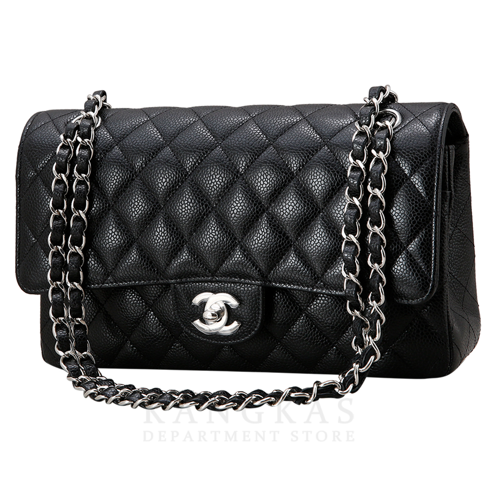 CHANEL(USED)샤넬 A01112 캐비어 클래식 미듐 플랩백
