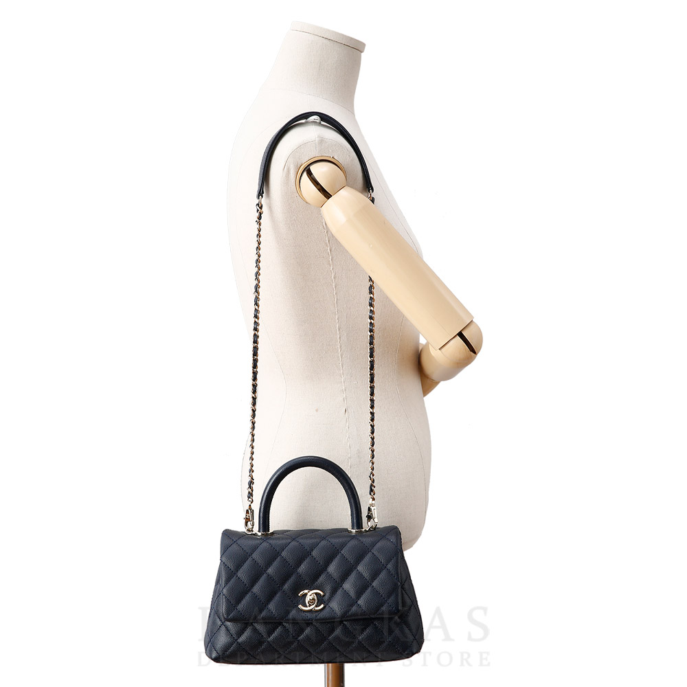 CHANEL(USED)샤넬 캐비어 코코핸들 스몰
