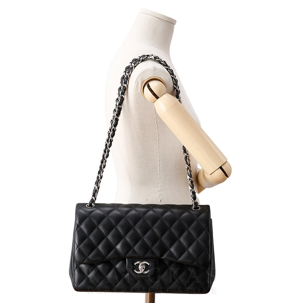 CHANEL(USED)샤넬 클래식 램스킨 점보