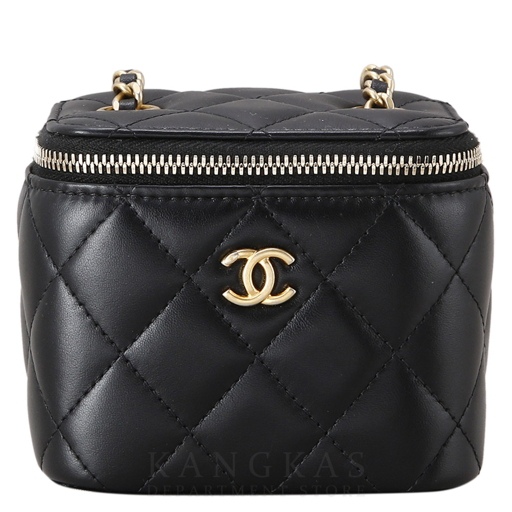 CHANEL(USED)샤넬 AP1447 골든볼 정사각 베니티 체인백