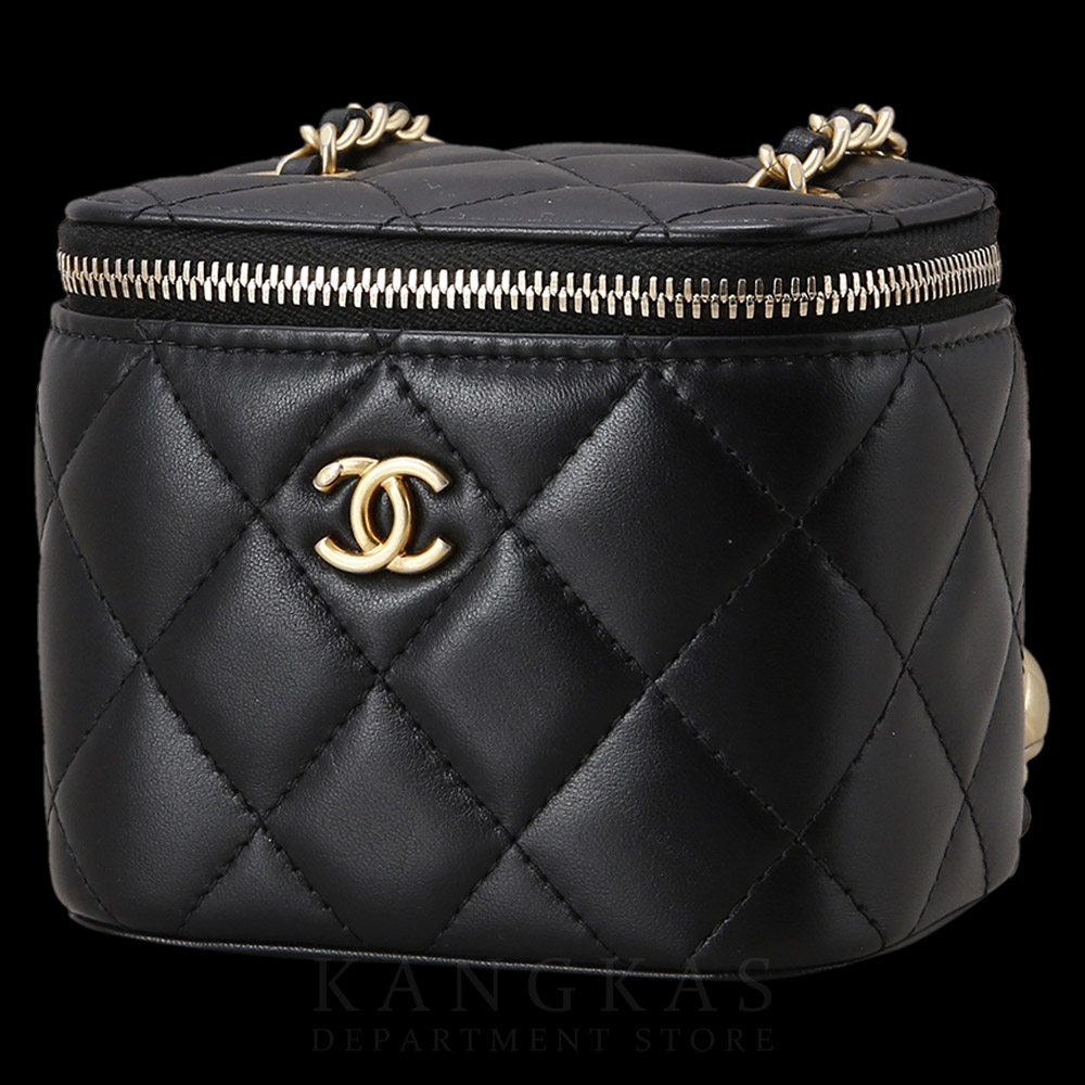 CHANEL(USED)샤넬 AP1447 골든볼 정사각 베니티 체인백