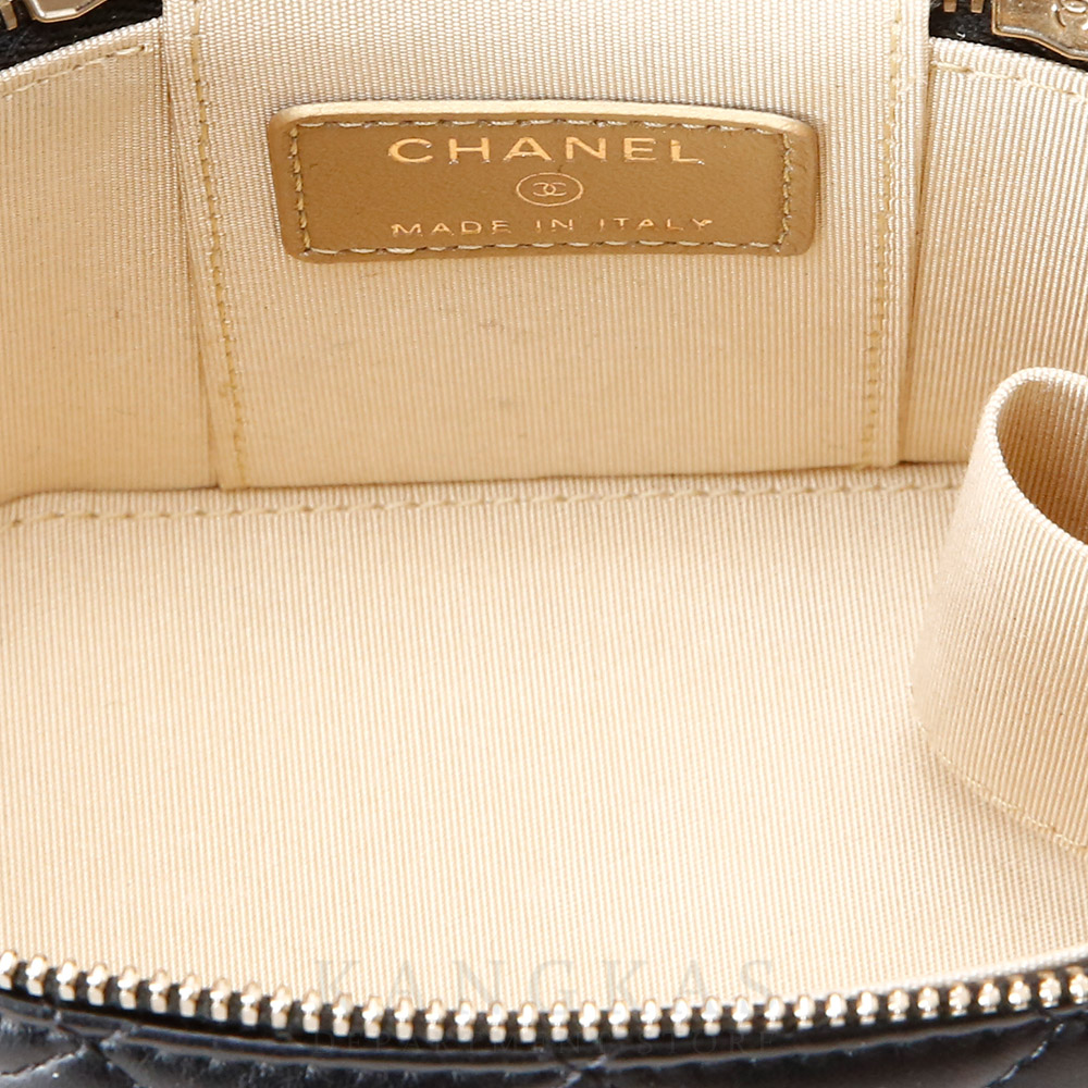 CHANEL(USED)샤넬 AP1447 골든볼 정사각 베니티 체인백