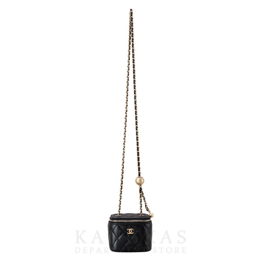 CHANEL(USED)샤넬 AP1447 골든볼 정사각 베니티 체인백
