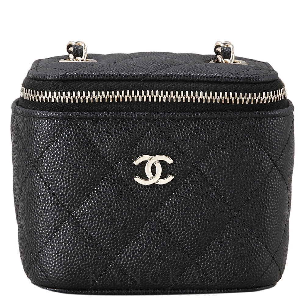 CHANEL(USED)샤넬 AP1340 캐비어 클래식 정사각 베니티 체인백